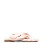 Burberry check thong sandals