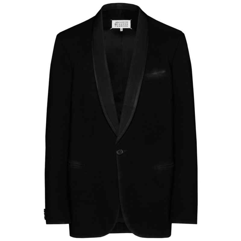 Maison Margiela Single-breasted blazer with 4-needle detail Maison Margiela Single-breasted blazer with 4-needle detail, theFeinheit