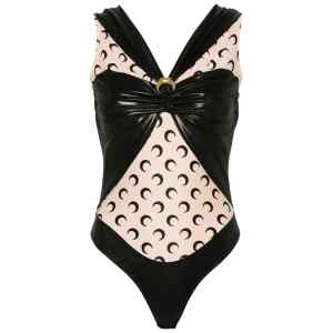 Marine Serre Bodysuit with Moon print