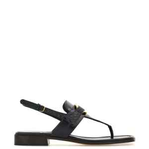 Ferragamo Gancini-buckle Leather Sandals
