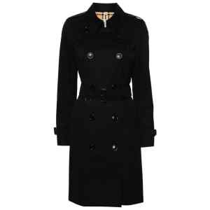 Burberry gabardine-weave trench coat