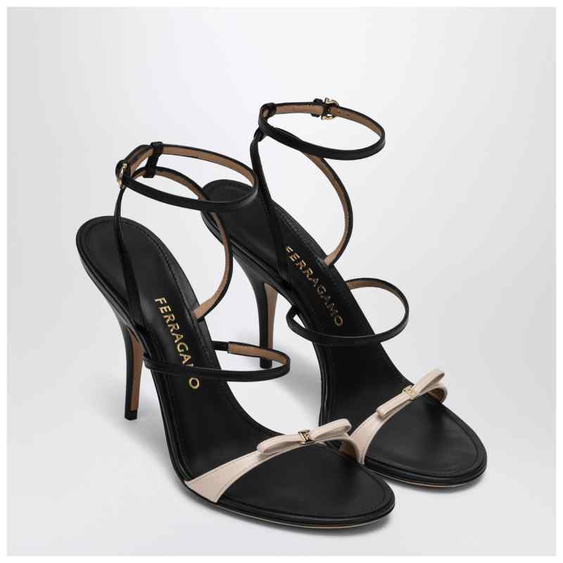 Ferragamo Ariel 95 black/nude high heels, theFeinheit