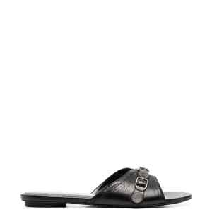 Balenciaga Cagole leather sandals
