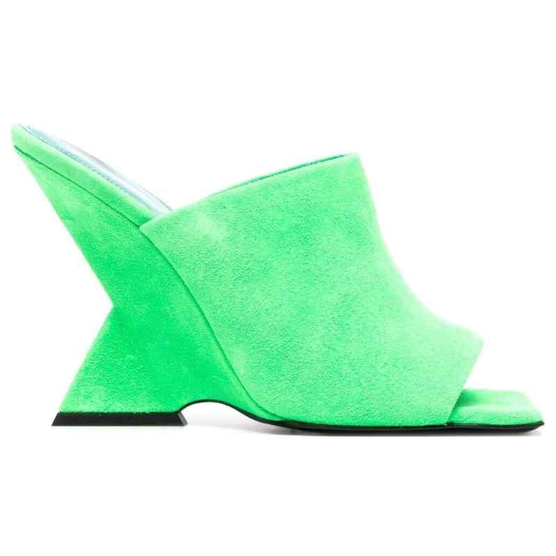 The Attico Sandals Green, theFeinheit