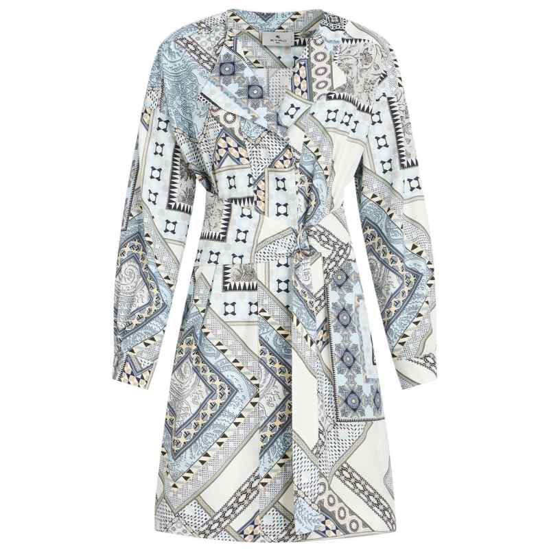 Etro Mix-print belted dress Etro Mix-print belted dress, theFeinheit