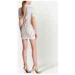 Balmain Zebra knit short skirt