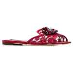 Dolce & Gabbana Rainbow Lace brooch-detail sandals