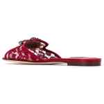 Dolce & Gabbana Rainbow Lace brooch-detail sandals