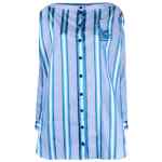 Etro Vertical-stripe long-sleeve shirt dress