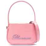 Blumarine crystal-embellished logo tote bag