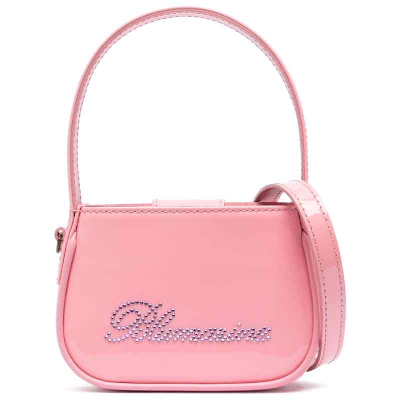 Blumarine crystal-embellished logo bag, theFeinheit