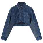 Off White Cropped denim jacket