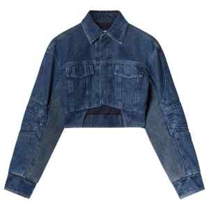 Off White Cropped denim jacket
