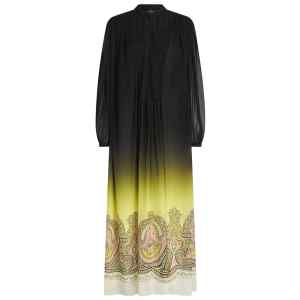 Etro Silk dress with paisley print and gradient effect