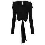 Dolce & Gabbana cut-out Wrap Top