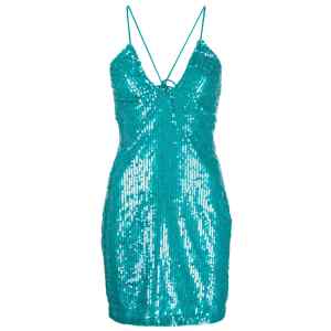 Parosh Dresses Clear Blue