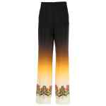 Etro Graphic-print straight-leg trousers