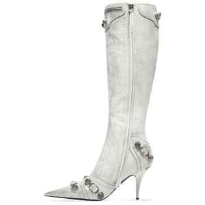 Balenciaga cagole leather boots