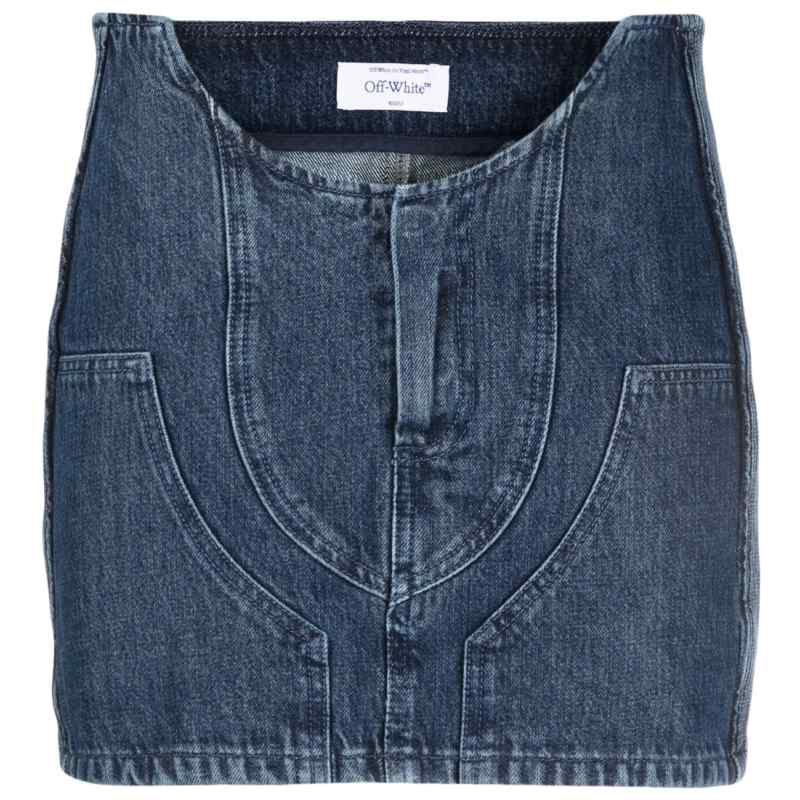 Off White Denim mini skirt, theFeinheit