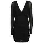 Saint Laurent Short dress with V-neck