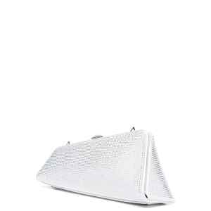 The Attico Long Night crystal-embellished clutch bag