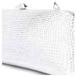 The Attico Long Night crystal-embellished clutch bag