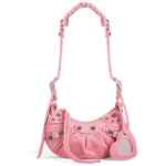 Balenciaga Le Cagole XS denim shoulder bag