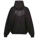 Balenciaga Bb strass cotton hoodie
