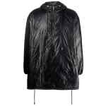 Saint Laurent Cassandre logo-embossed hooded raincoat