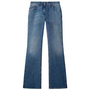 Off White Mid-rise flared jeans