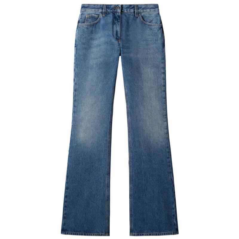 Off White Mid-rise flared jeans, theFeinheit