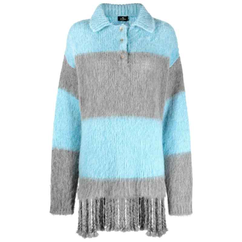 Etro Fringed-edge sweater minidress Etro Fringed-edge sweater minidress, theFeinheit