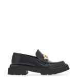 Ferragamo Gancini-buckle Leather Loafers