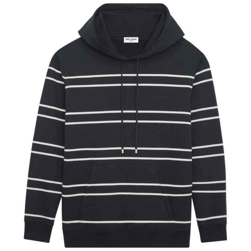 Saint Laurent striped cotton hoodie Saint Laurent striped cotton hoodie, theFeinheit