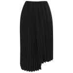 Saint Laurent Pleated Midi Skirt