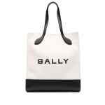 Bally logo print tote bag