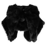 Comme Des Garcons Fur-design cropped blouse