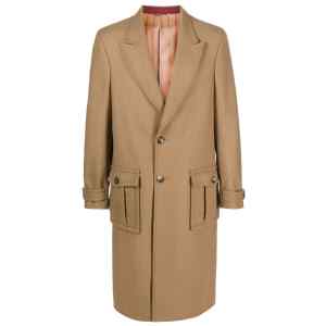 Etro Single-breasted wool-blend coat