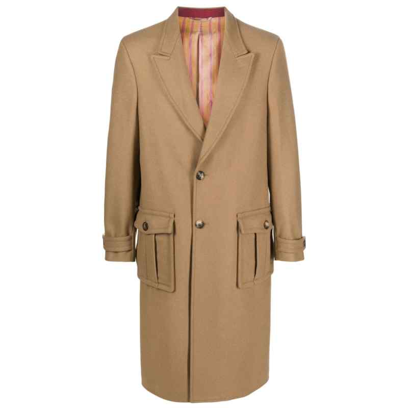Etro Single-breasted wool-blend coat Etro Single-breasted wool-blend coat, theFeinheit