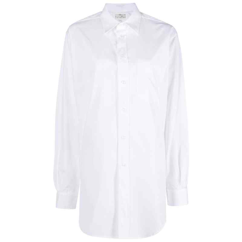 Maison Margiela Longline poplin shirt, theFeinheit