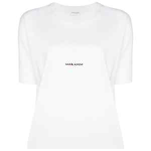 Saint Laurent logo print T-shirt