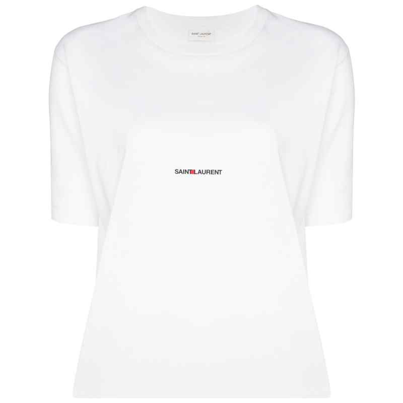 Saint Laurent logo print T-shirt Saint Laurent logo print T-shirt, theFeinheit