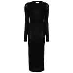 Saint Laurent Wool blend long pencil dress