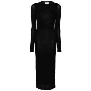 Saint Laurent Wool blend long pencil dress