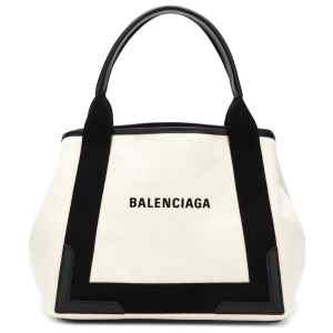 Balenciaga canvas tote with removable pouch