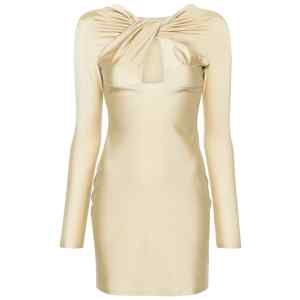 Coperni Cut-out twisted mini dress