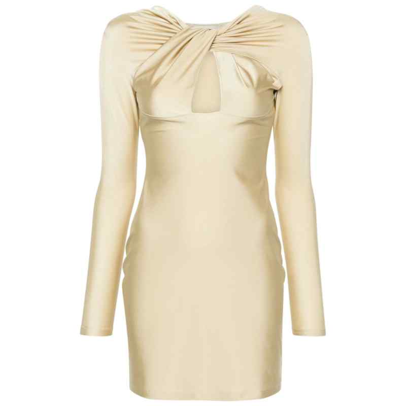 Coperni Cut-out twisted mini dress, theFeinheit