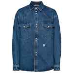 Palm Angels Shirts Blue