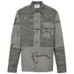 Marine Serre Rispstop classic-collar shirt jacket