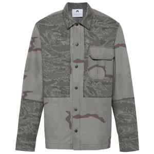 Marine Serre Rispstop classic-collar shirt jacket